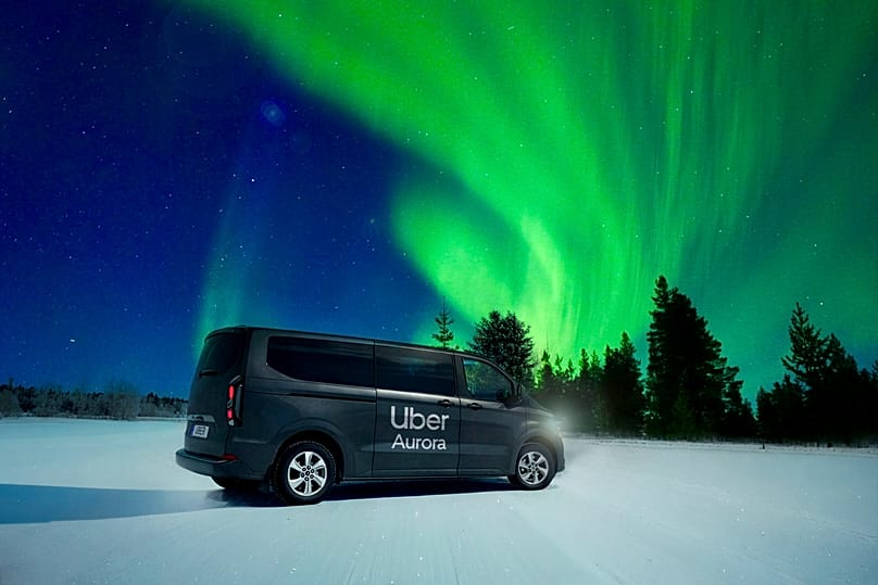As viagens Uber Aurora estarão disponíveis no fim de semana do equinócio da primavera, a 20 e 21 de março, em Rovaniemi, na Lapónia.